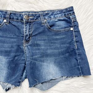 VIP Jeans Perfect Fit Cut Off shorts Dark Wash Size 9